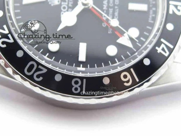 MiroTime 0114 RelaxedFit GMT-Master Vintage 1675 SS BP Best Edition Black Bezel White Markers A 3750